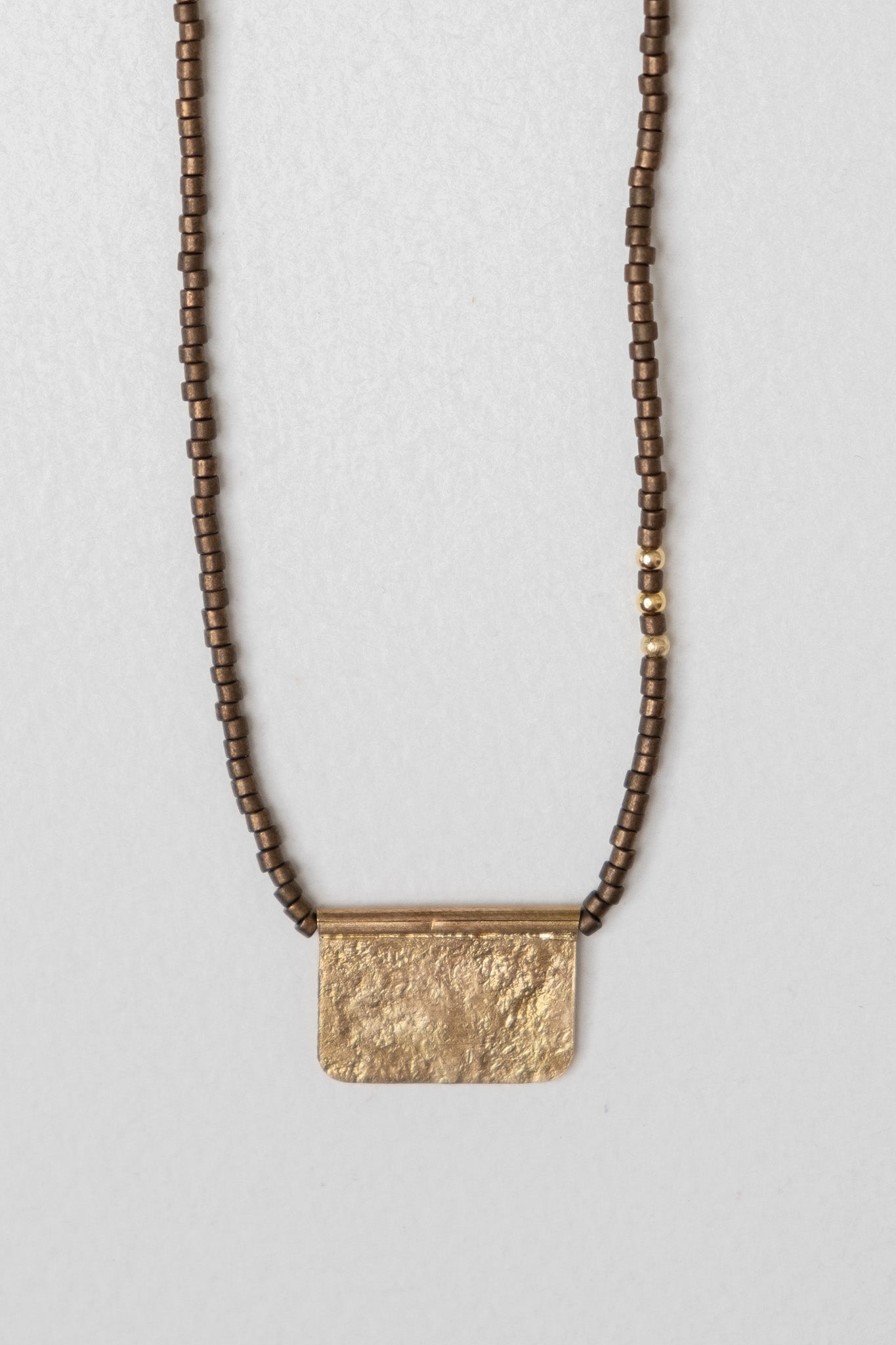 Collar Dije Rectangular Café