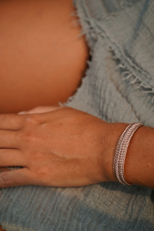 Pulsera Espiga Rose Gold