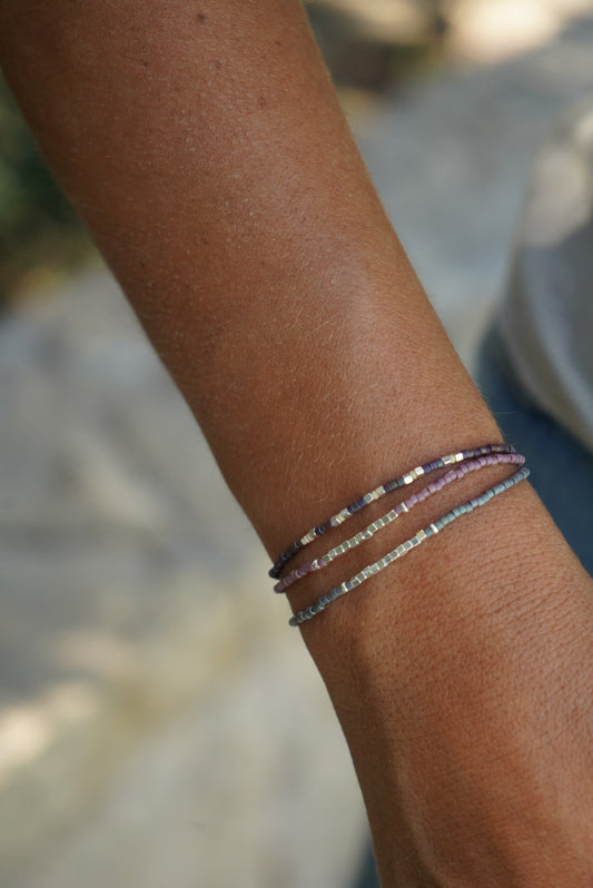 Pack Pulseras Morado