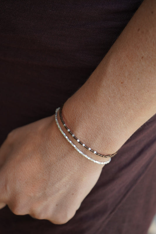 Pack 2 Pulseras Café