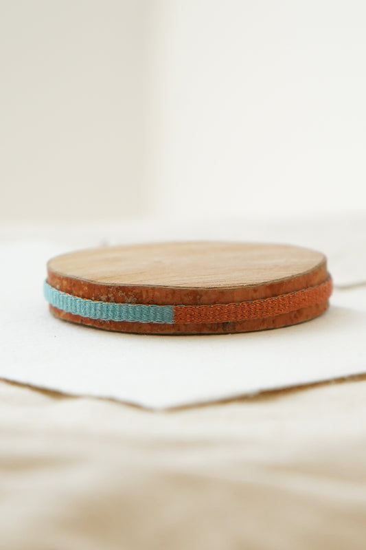 Pulsera Telar Ladrillo