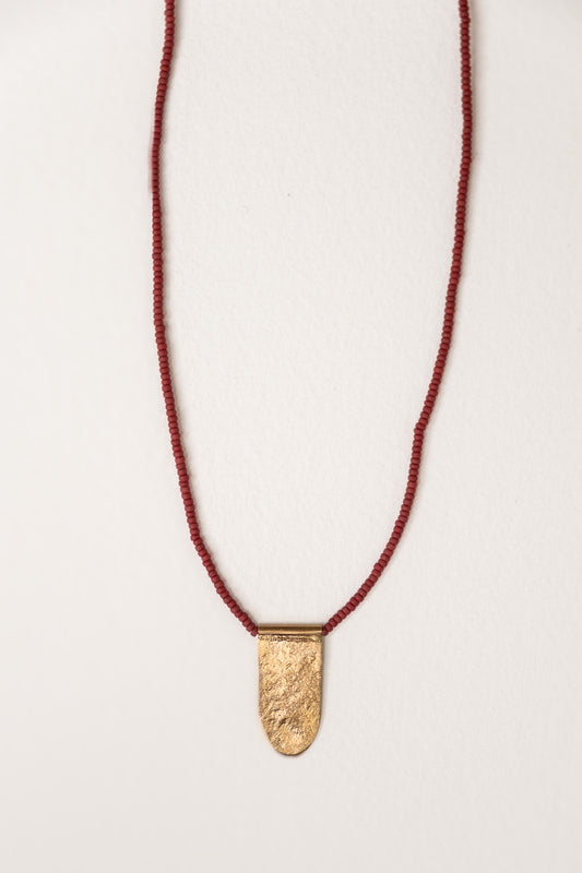 Collar Dije Largo Moka